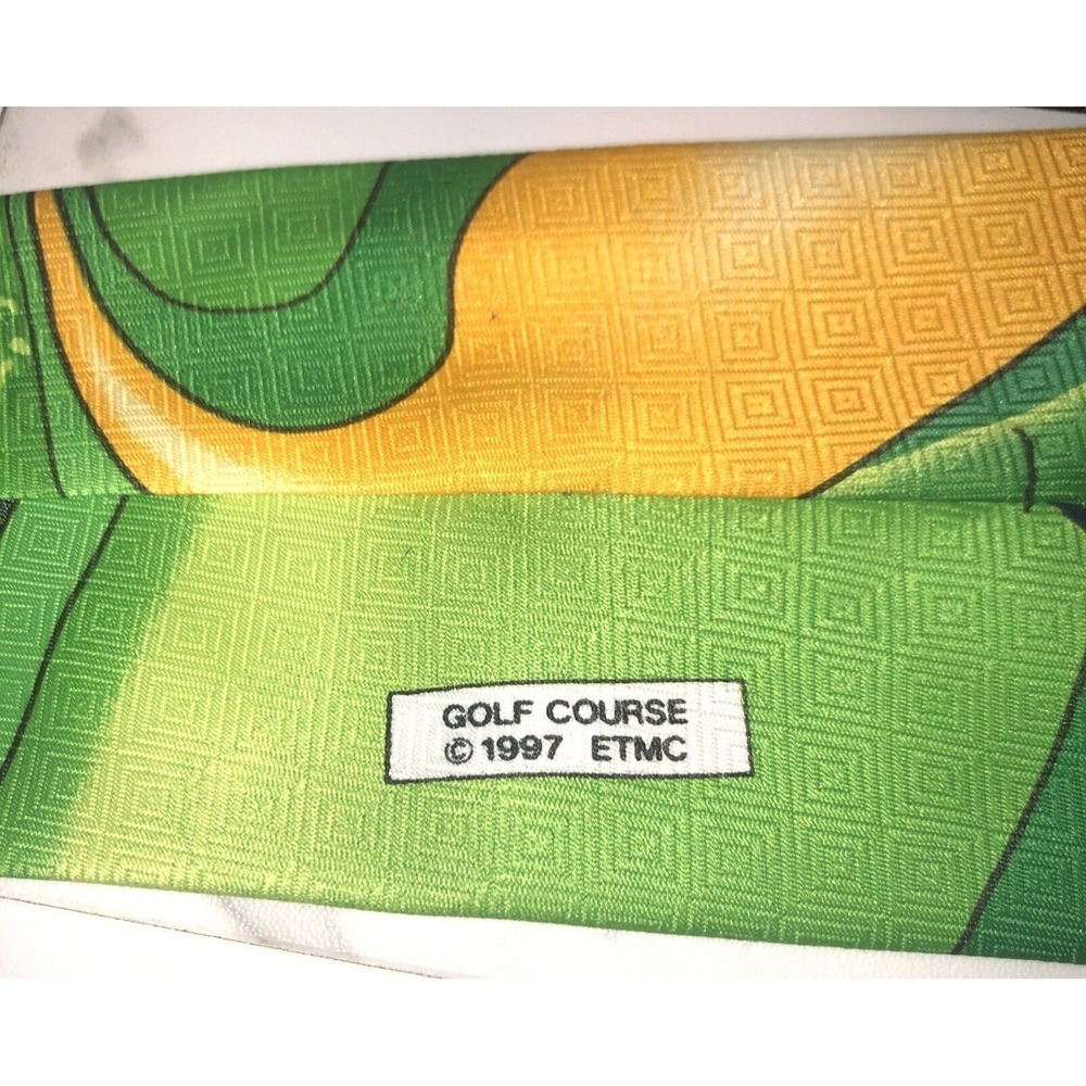 2X A ROGERS Mens The 4th Hole Golf Clubs Balls Polyester Sports Necktie Novelty - Picture 11 of 16